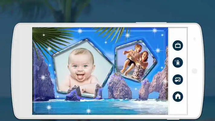 Play Beach view Photo Frames