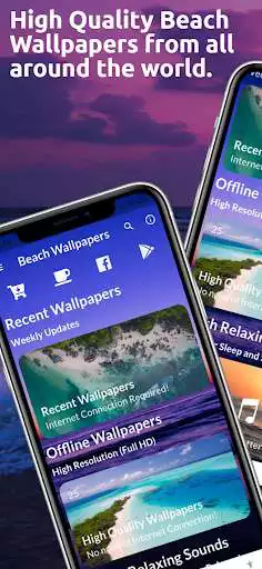 Play Beach Wallpaper 2021 as an online game Beach Wallpaper 2021 with UptoPlay