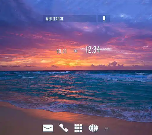 Play APK Beach Wallpaper Sunset Sea Theme  and enjoy Beach Wallpaper Sunset Sea Theme with UptoPlay jp.co.a_tm.android.plus_yuugurenoumi