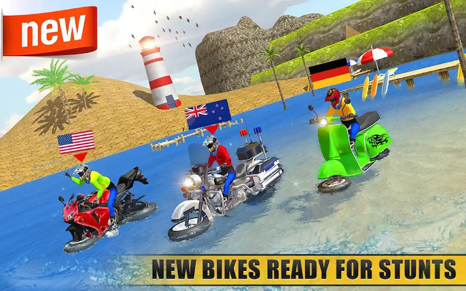 Play Beach Water Surfer Dirt Bike  and enjoy Beach Water Surfer Dirt Bike with UptoPlay