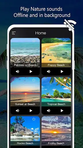 Play Beach Waves Sounds  and enjoy Beach Waves Sounds with UptoPlay