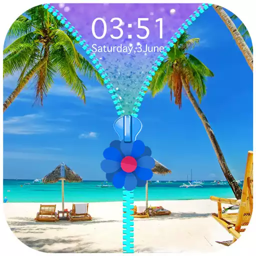 Free play online Beach Zipper Lock Screen APK Free play online Beach Zipper Lock Screen APK