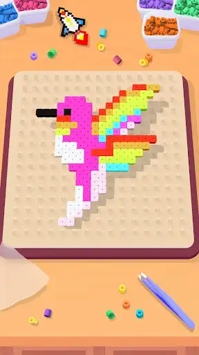 Play BeadArt: Relaxing beads design  and enjoy BeadArt: Relaxing beads design with UptoPlay