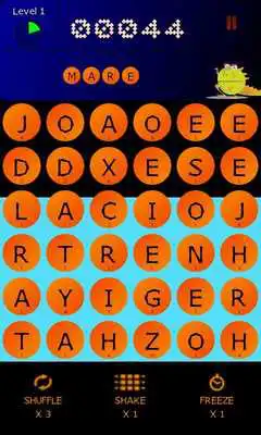 Play BeanZilla - Arcade word game!