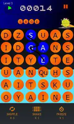 Play BeanZilla - Arcade word game!
