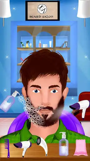 Play Beard Barber Salon - Hair Game as an online game Beard Barber Salon - Hair Game with UptoPlay