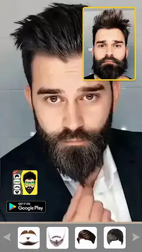 Play Beard Man Photo Editor