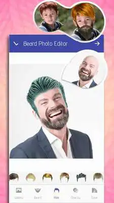 Play Beard, mustache  hair Photo Editor : New Styles