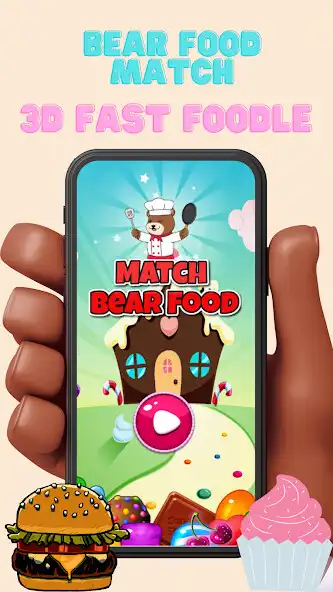 Play Bear Food Match:3D Fast Foodle  and enjoy Bear Food Match:3D Fast Foodle with UptoPlay