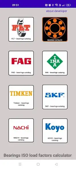 Play Bearing catalog and calculator  and enjoy Bearing catalog and calculator with UptoPlay