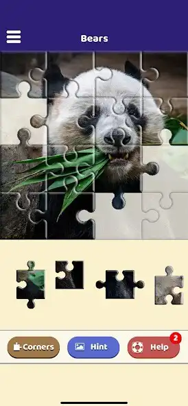 Play Bear Love Puzzle as an online game Bear Love Puzzle with UptoPlay
