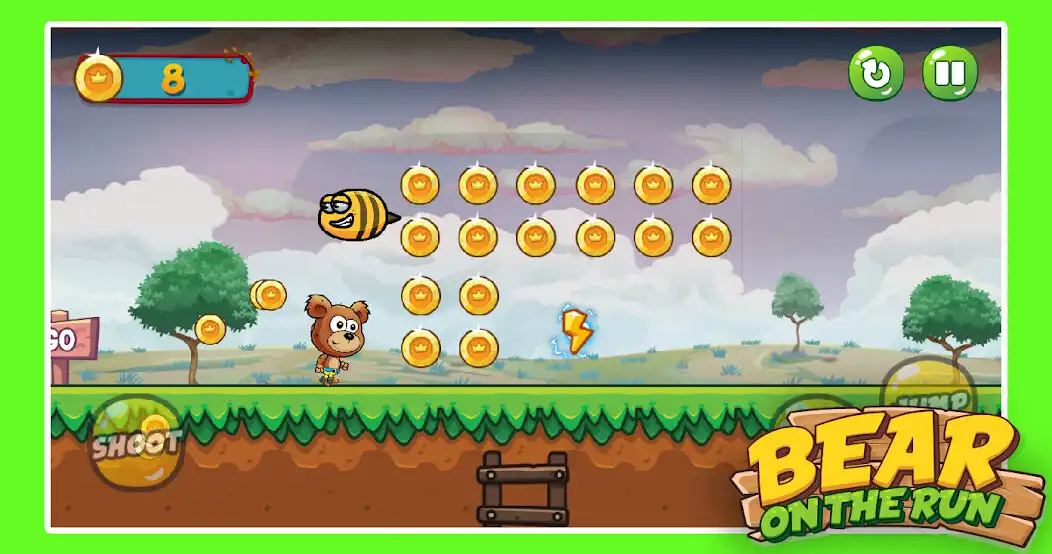 Play Bear On The Run  and enjoy Bear On The Run with UptoPlay