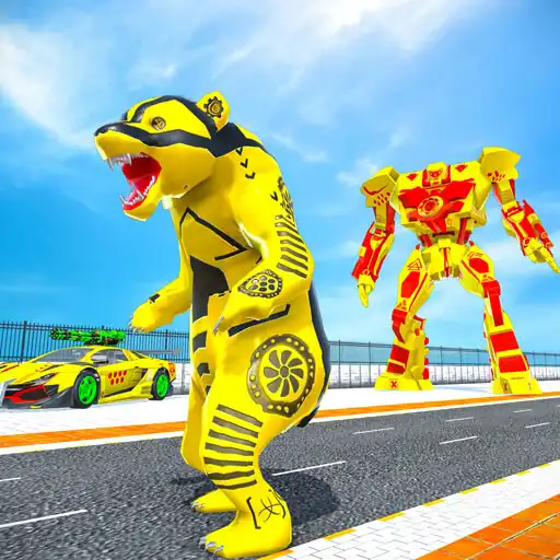 Play Bear Robot Car War Transform APK