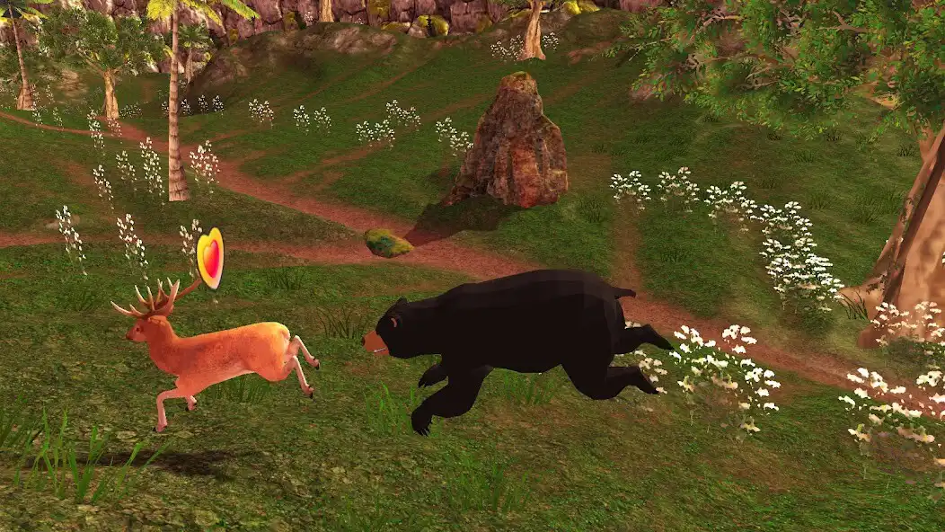 Play Bear Simulator Family Survival as an online game Bear Simulator Family Survival with UptoPlay
