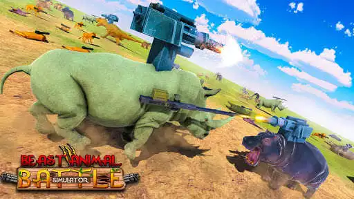 Play Beast Animals Kingdom Battle: Dinosaur Games as an online game Beast Animals Kingdom Battle: Dinosaur Games with UptoPlay