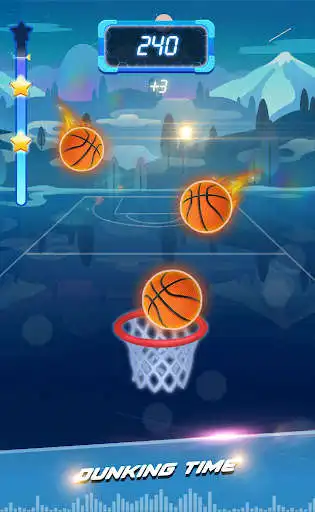 Play Beat Dunk - Basketball & Music as an online game Beat Dunk - Basketball & Music with UptoPlay