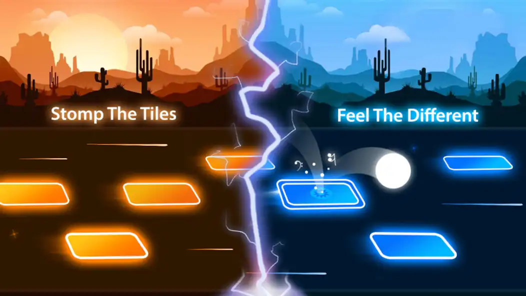 Play BeatTap Rush: Tiles Hop EDM as an online game BeatTap Rush: Tiles Hop EDM with UptoPlay