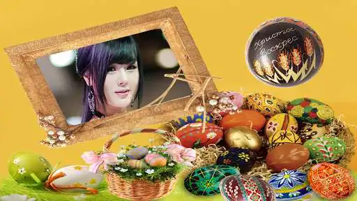 Play APK Beautiful bunny easter frames  and enjoy Beautiful bunny easter frames with UptoPlay com.insasofttech.easterphotoframes