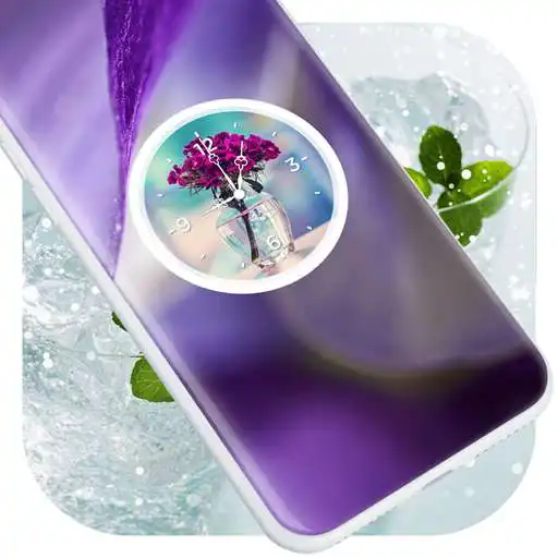 Free play online Beautiful Clock Live Wallpaper APK