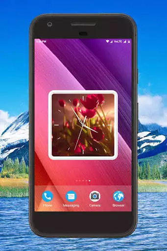 Play Beautiful Clock Live Wallpaper