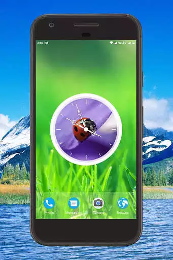 Play Beautiful Clock Live Wallpaper