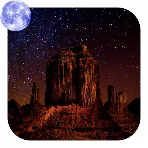 Play Beautiful Desert Night Live Wallpaper APK