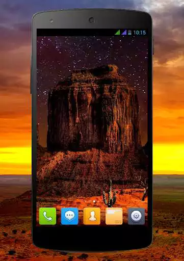 Play Beautiful Desert Night Live Wallpaper  and enjoy Beautiful Desert Night Live Wallpaper with UptoPlay