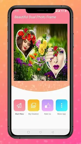 Play Beautiful Dual Photo Frames  and enjoy Beautiful Dual Photo Frames with UptoPlay