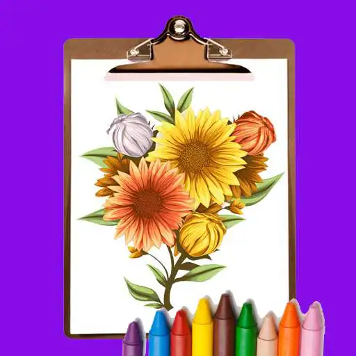 Play Beautiful Flowers Coloring Book 2020 APK