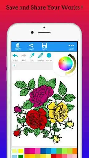 Play Beautiful Flowers Coloring Book 2020 as an online game Beautiful Flowers Coloring Book 2020 with UptoPlay