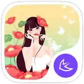 Free play online BEAUTIFUL GIRL theme for APUS APK Free play online BEAUTIFUL GIRL theme for APUS APK