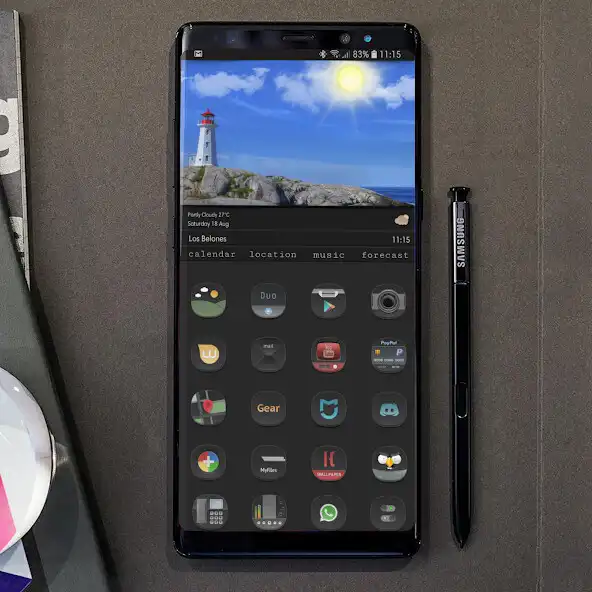 Play Beautiful KLWP as an online game Beautiful KLWP with UptoPlay