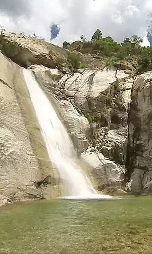 Play Beautiful lake and waterfall