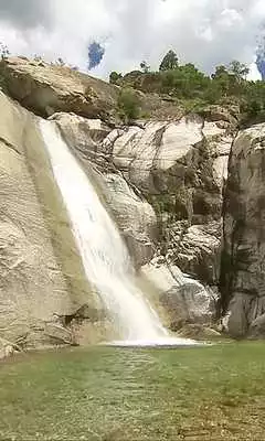 Play Beautiful lake and waterfall