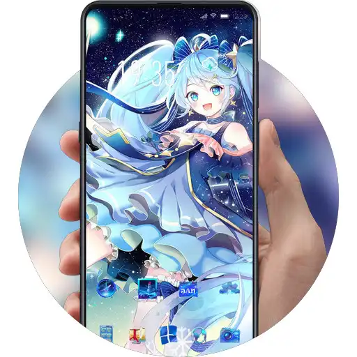 Play Beautiful Magical Princess theme Anime Girl APK