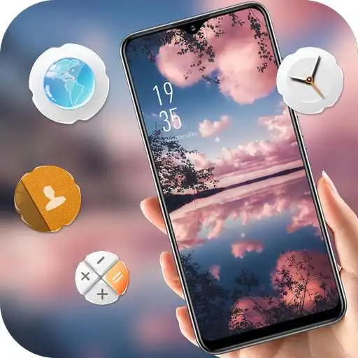 Play Beautiful natural scenery river theme APK