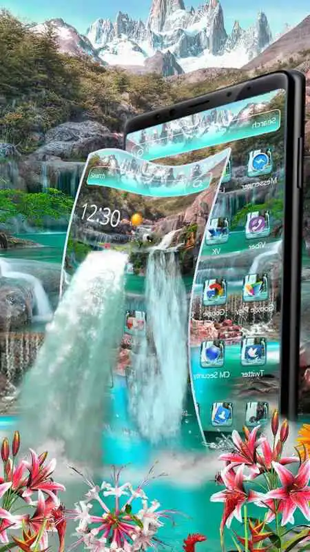 Play Beautiful Nature Waterfall Theme