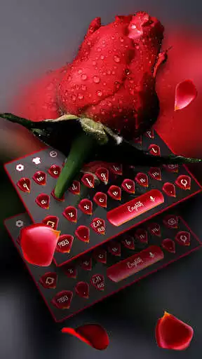 Play Beautiful Red Rose Keyboard