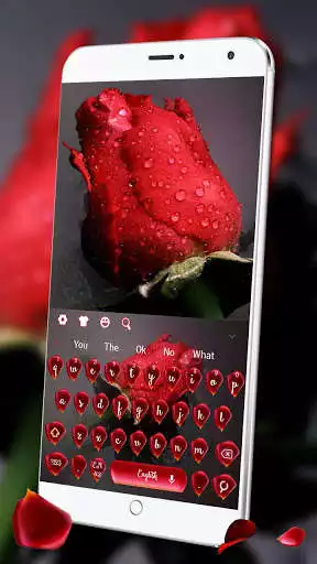 Play Beautiful Red Rose Keyboard