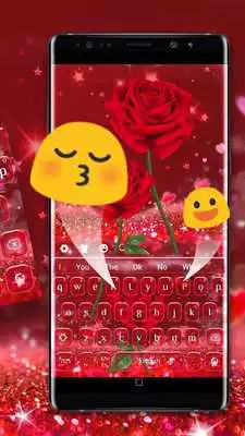 Play Beautiful Red Rose Keyboard
