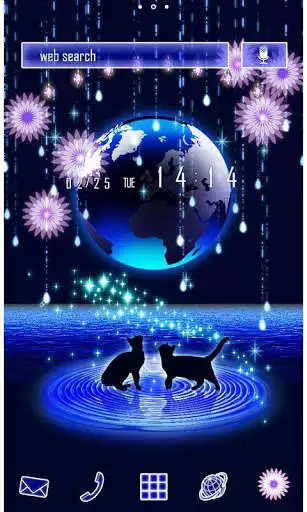 Play APK BeautifulTheme CelestialKitten  and enjoy BeautifulTheme CelestialKitten with UptoPlay jp.co.a_tm.android.plus_luna_rain