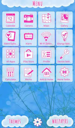 Play Beautiful Wallpaper Blue Sky Cosmos Theme
