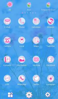 Play Beautiful Wallpaper Blue Sky Cosmos Theme