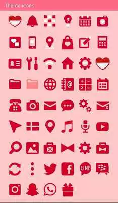 Play Beautiful Wallpaper Indonesia Flag Heart Theme