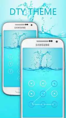 Play Beautiful Water Applock Theme