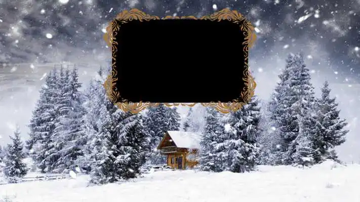 Play Beautiful Winter Photo Frame Play Beautiful Winter Photo Frame