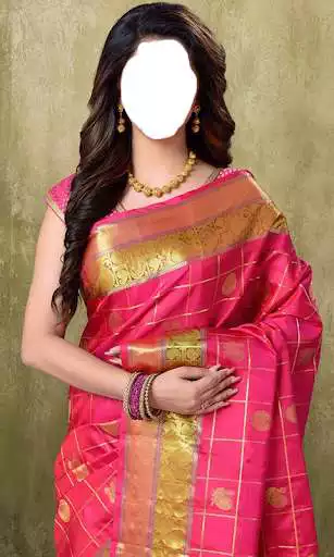 Play Beautiful Women Sarees Frame