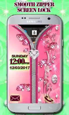 Play Beautiful Zipper Screen Lock