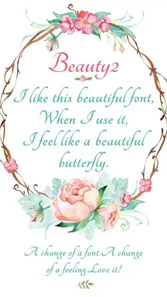 Play Beauty 2 Font for FlipFont , Cool Fonts Text Free  and enjoy Beauty 2 Font for FlipFont , Cool Fonts Text Free with UptoPlay