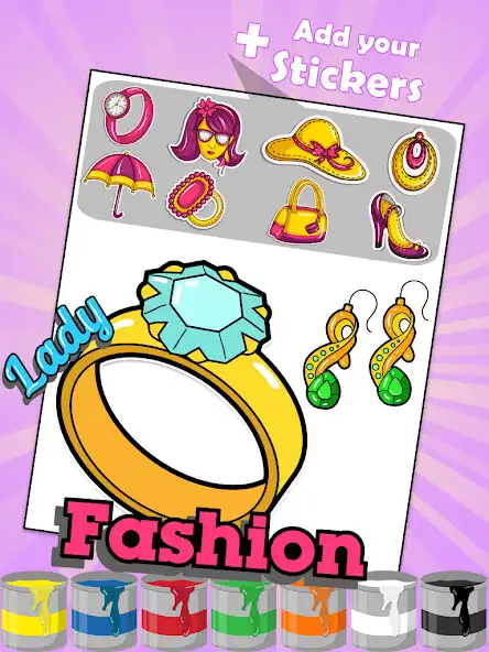 Play Beauty Coloring Book 3 as an online game Beauty Coloring Book 3 with UptoPlay